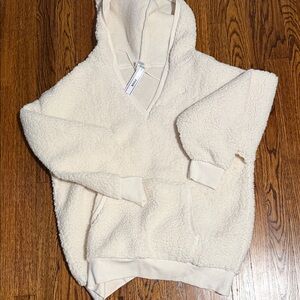 Victoria's Secret Cream Cozy Hooded Sweater